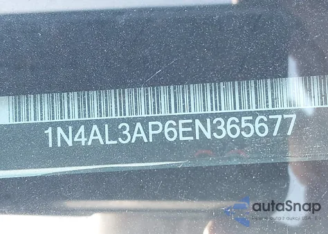 2014 Nissan Altima 2.5/2.5 S/2.5 Sl/2.5 Sv from USA, damaged, VIN 1N4AL3AP6EN365677